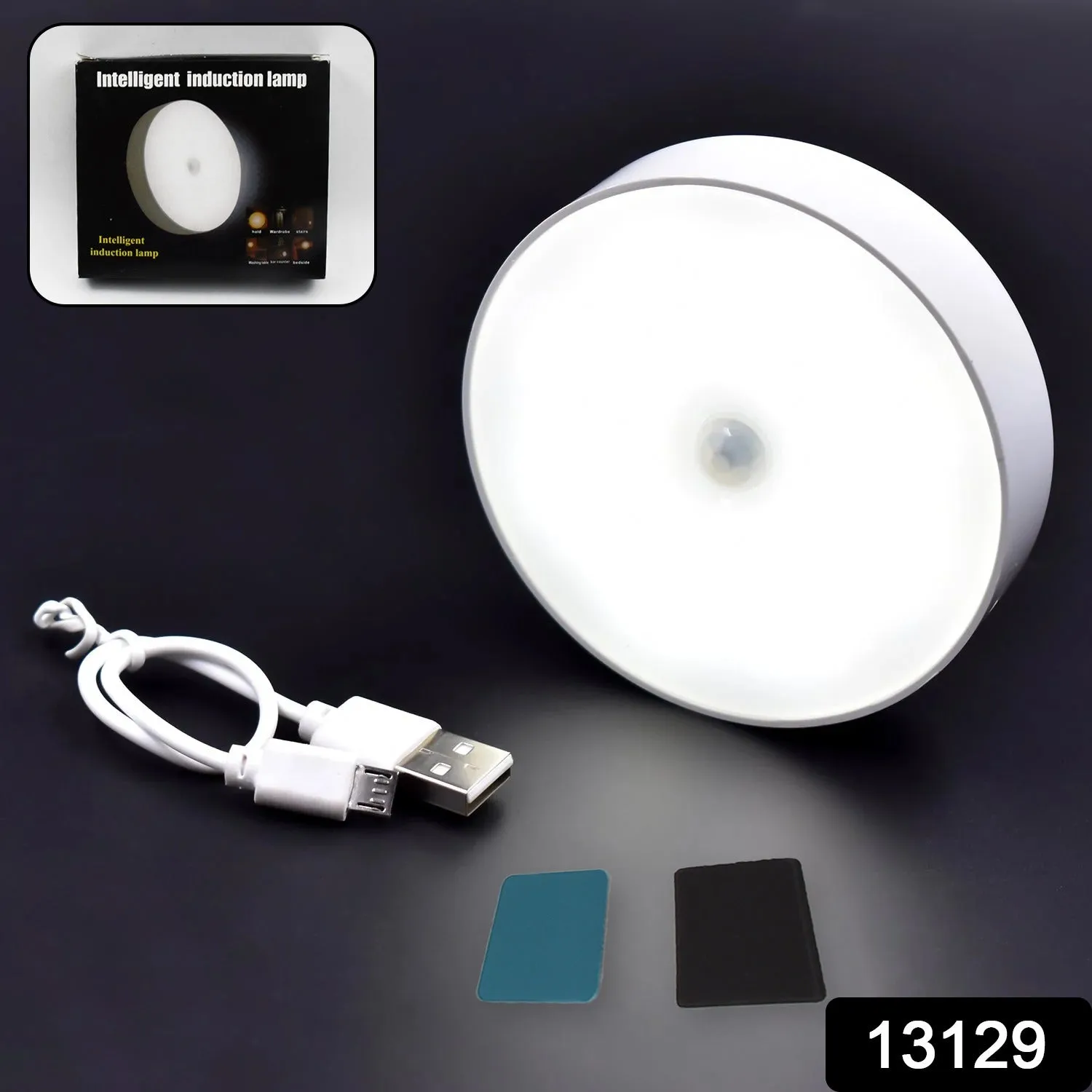 8 LED Night Lights With USB Charging & Double-Sided Adhesive Pads(1 Pc)