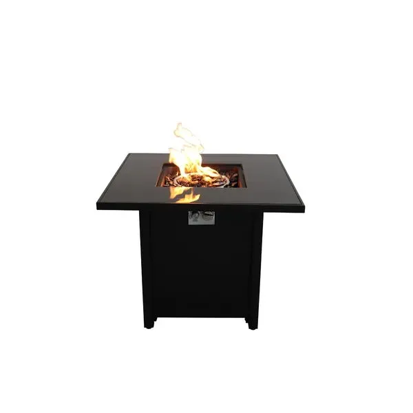 Cozy Design Powder Coated Fire Pit With Lid by Couch.com