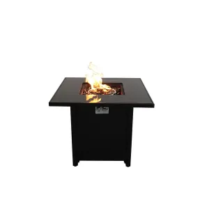 Cozy Design Powder Coated Fire Pit With Lid by Couch.com