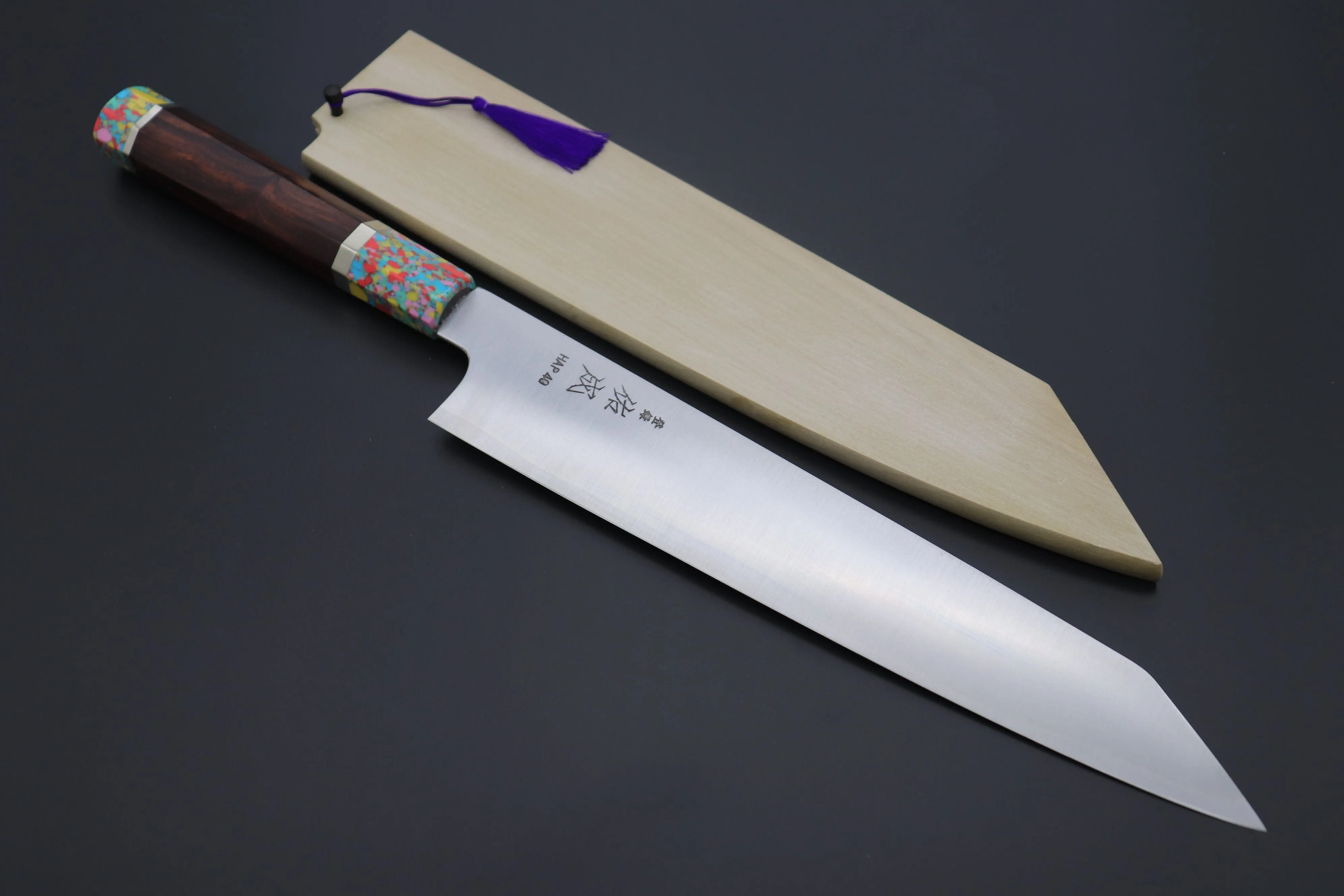 Custom Limited Edition, Sukenari HAP-40 Clad Kiritsuke Slicer 270mm (10.6 inch, SCL-330)