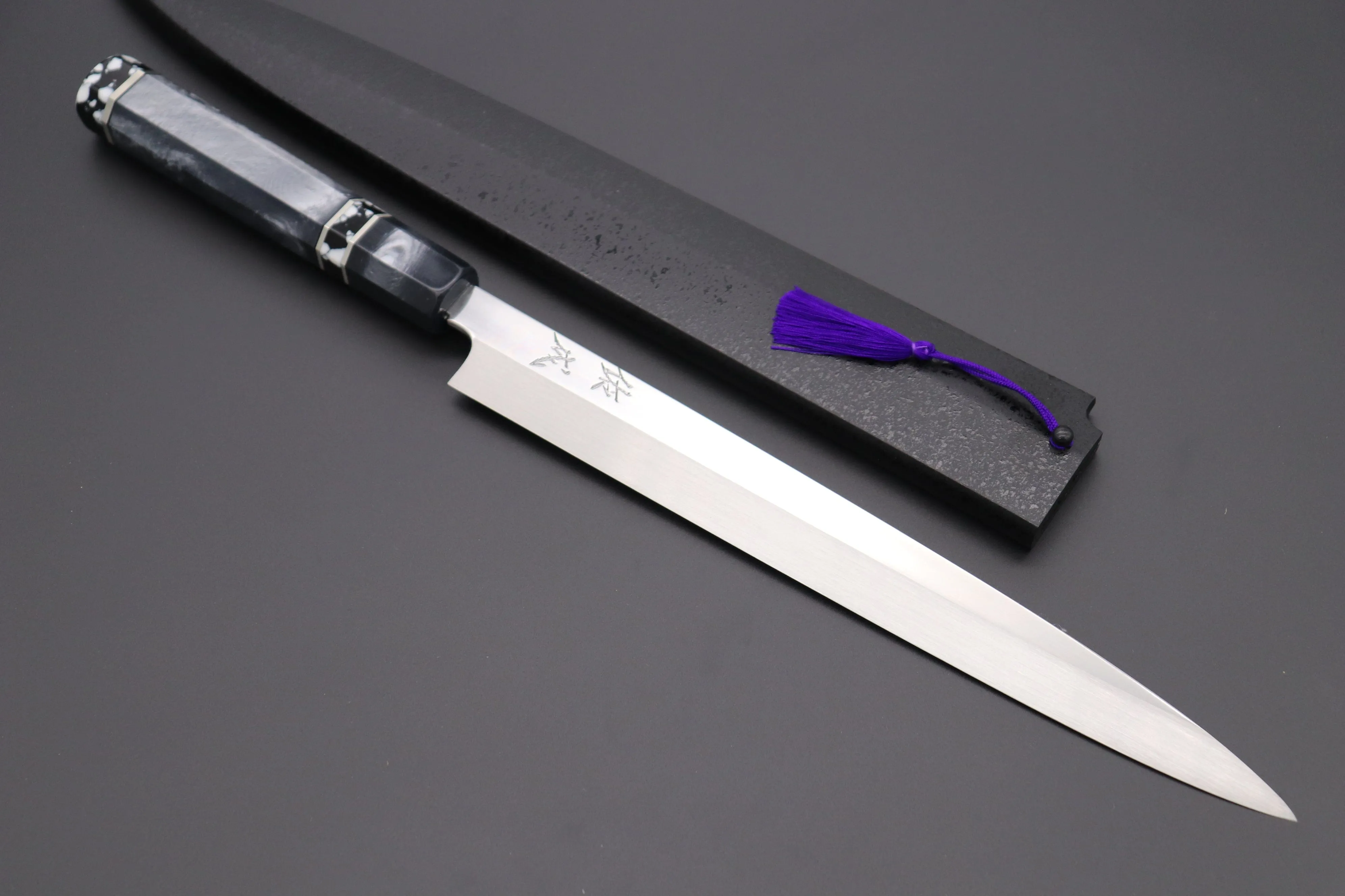Custom Limited Edition, Sukenari Honyaki SG-II Series HSG-1 Yanagiba 270mm (10.6 Inch, Single Bevel Edge)