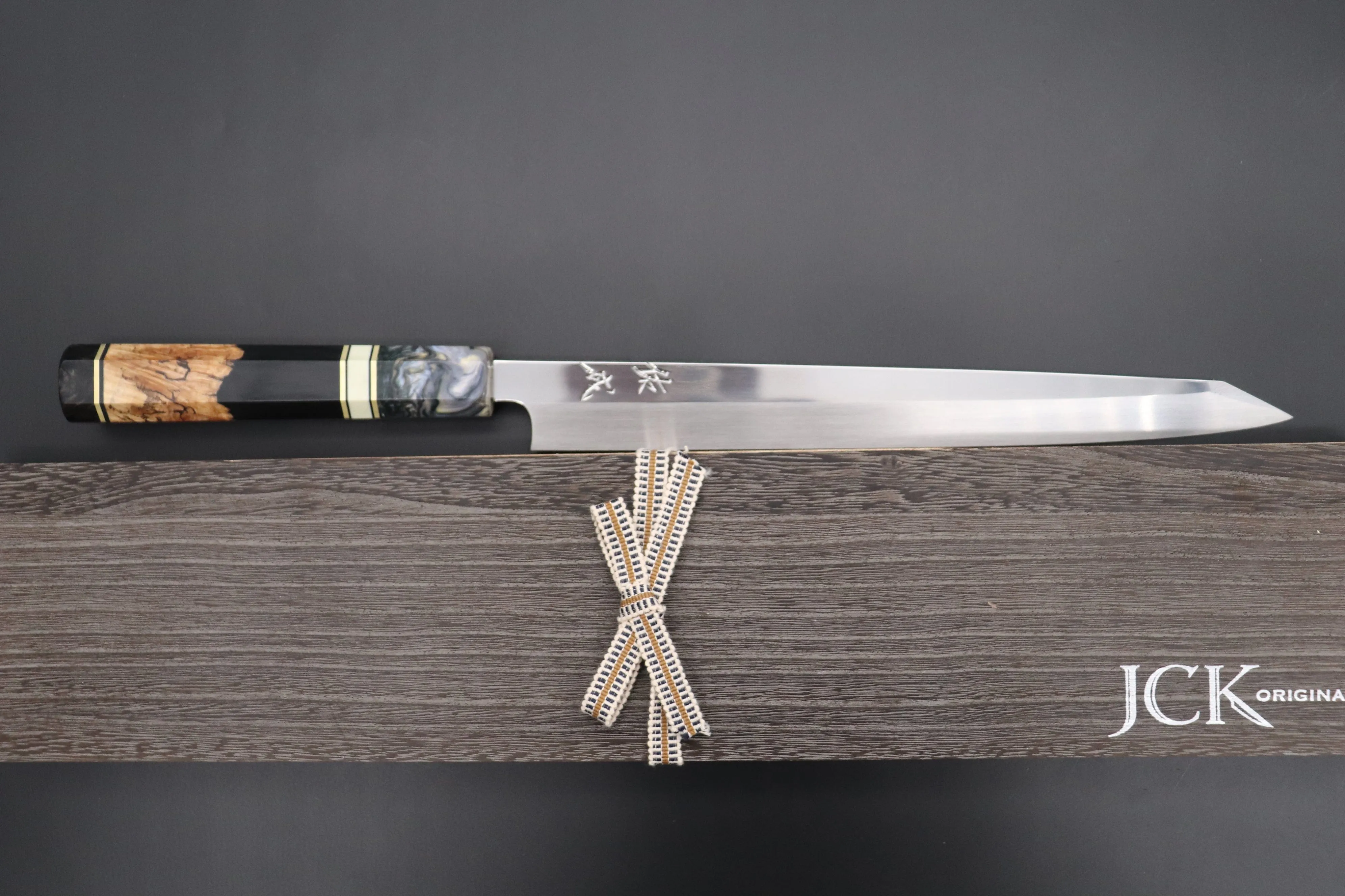 Custom Limited Edition, Sukenari Honyaki SG-II Series HSG-7 Kiritsuke Yanagiba 270mm (10.6 Inch, Single Bevel Edge)