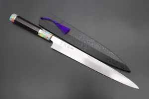 Custom Limited Edition, Sukenari Special Steel Series SG-II Hon Kasumi Yanagiba 270mm (10.6 inch, Single Bevel Edge, SCL-444)