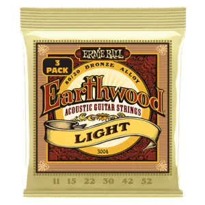 Ernie Ball Earthwood  Light (3 Set Pack) 11-52