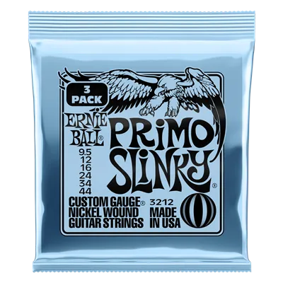 Ernie Ball Primo Slinky 9.5-44 (3 Set Pack)