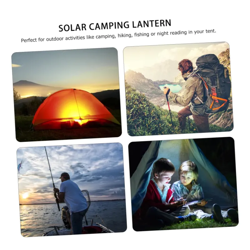 Handheld Outdoor Solar Camping Lamp Zj-3199