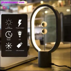 LED Balance Lamp USB Charging Ellipse Magnetic Mid-air