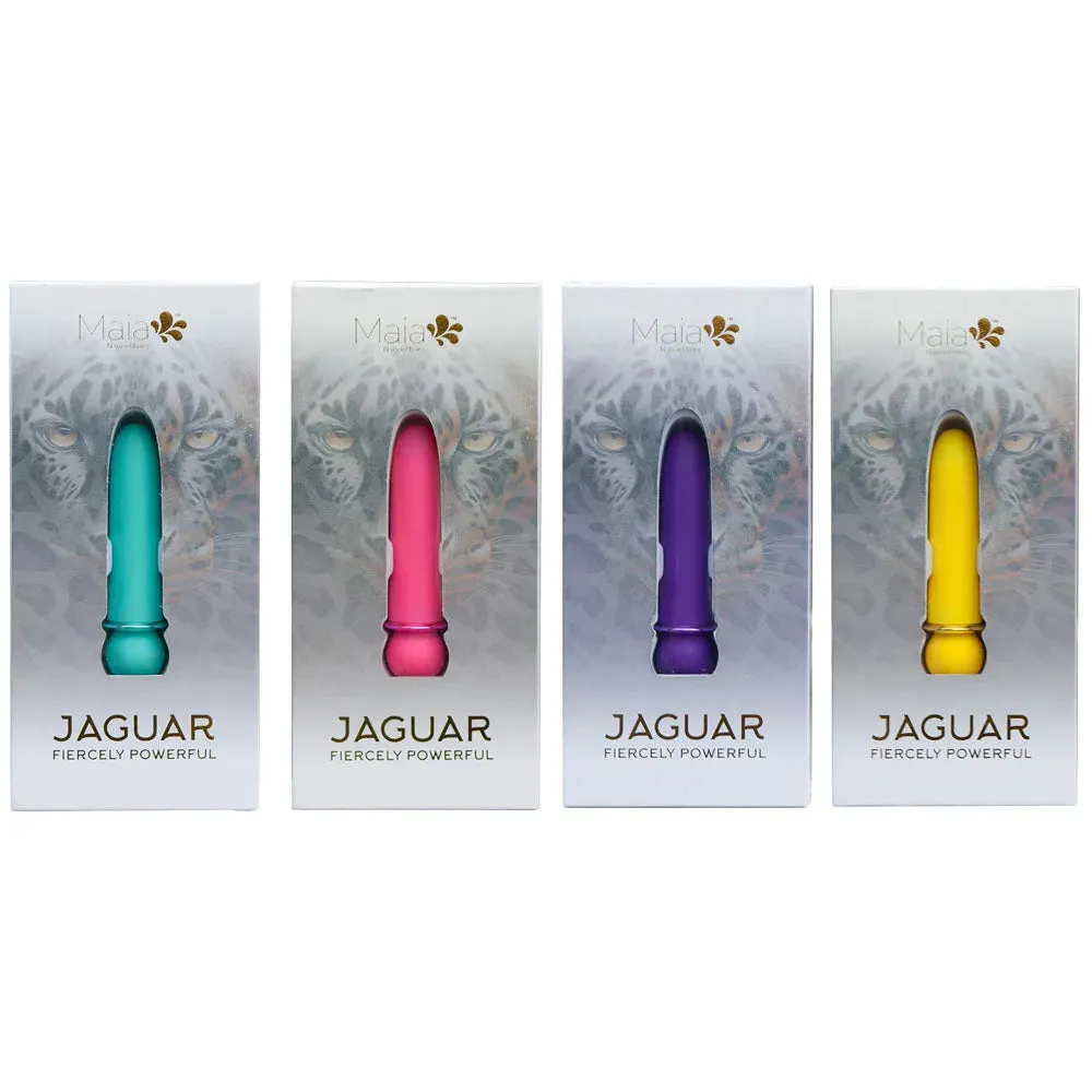 Maia JAGUAR Display -  Rechargeable Bullets - Display of 4 Colours x 3 each with Tester
