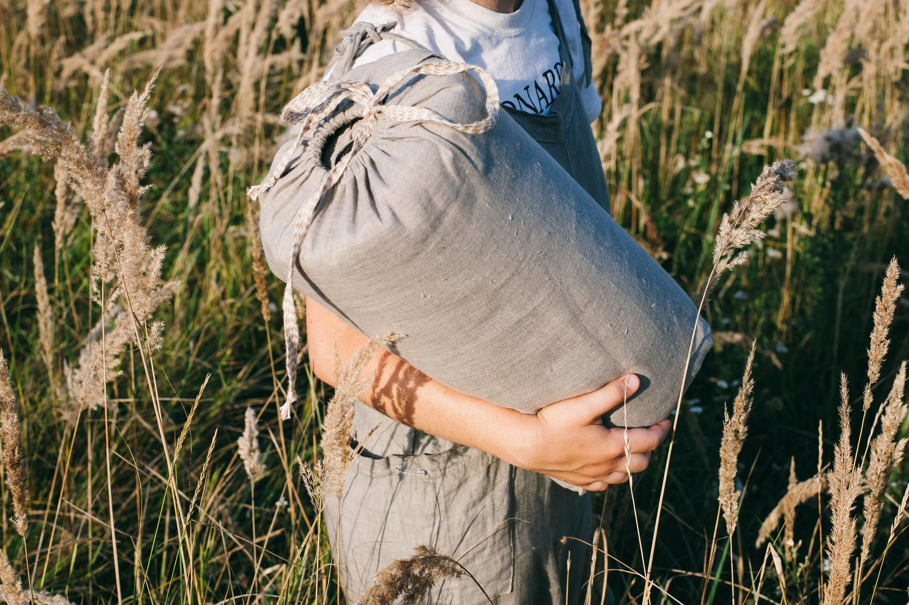 Organic HEMP Sleeping bag in Linen fabric filled Organic Hemp fiber filling blanket, hand made Gift for camping