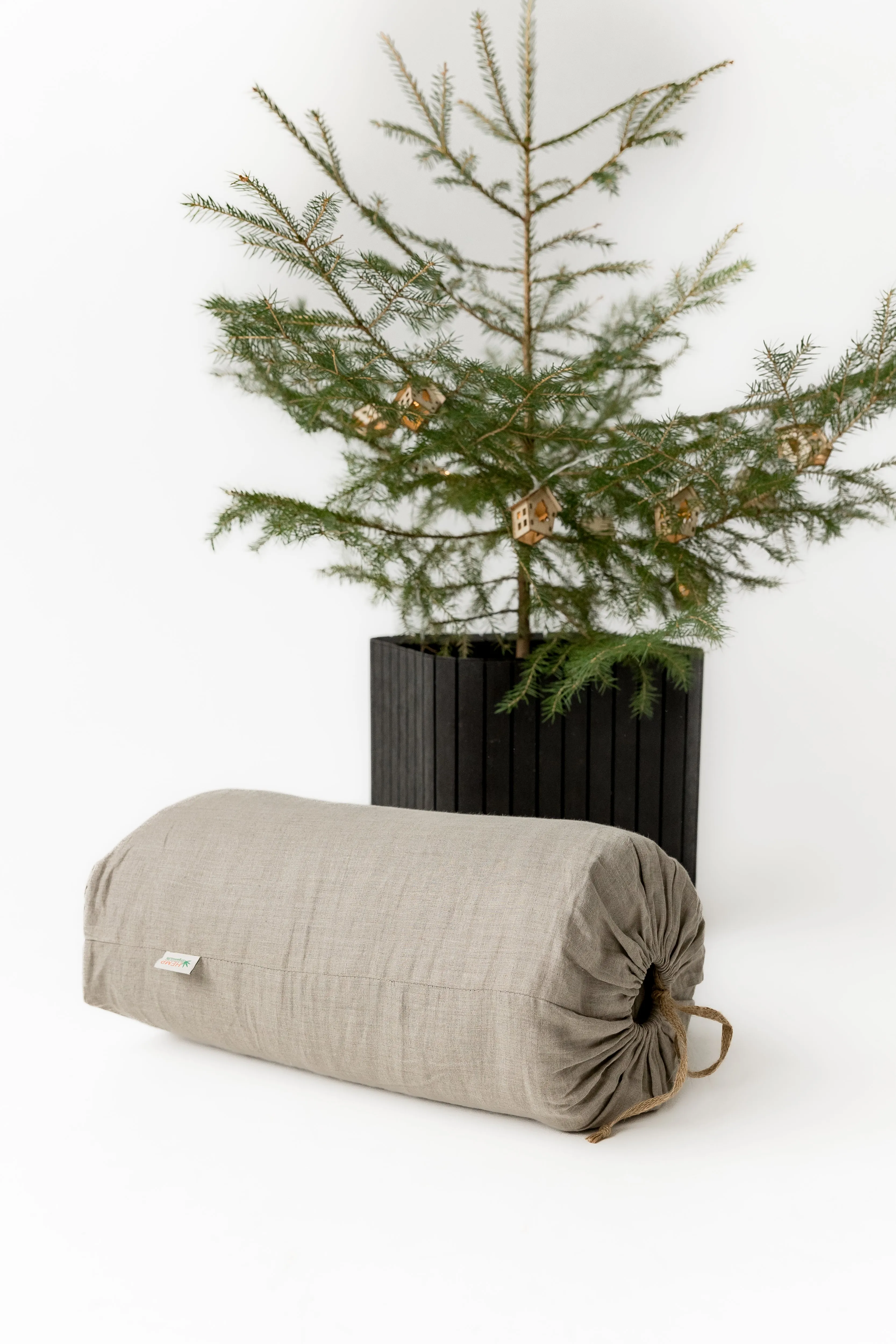 Organic HEMP Sleeping bag in Linen fabric filled Organic Hemp fiber filling blanket, hand made Gift for camping