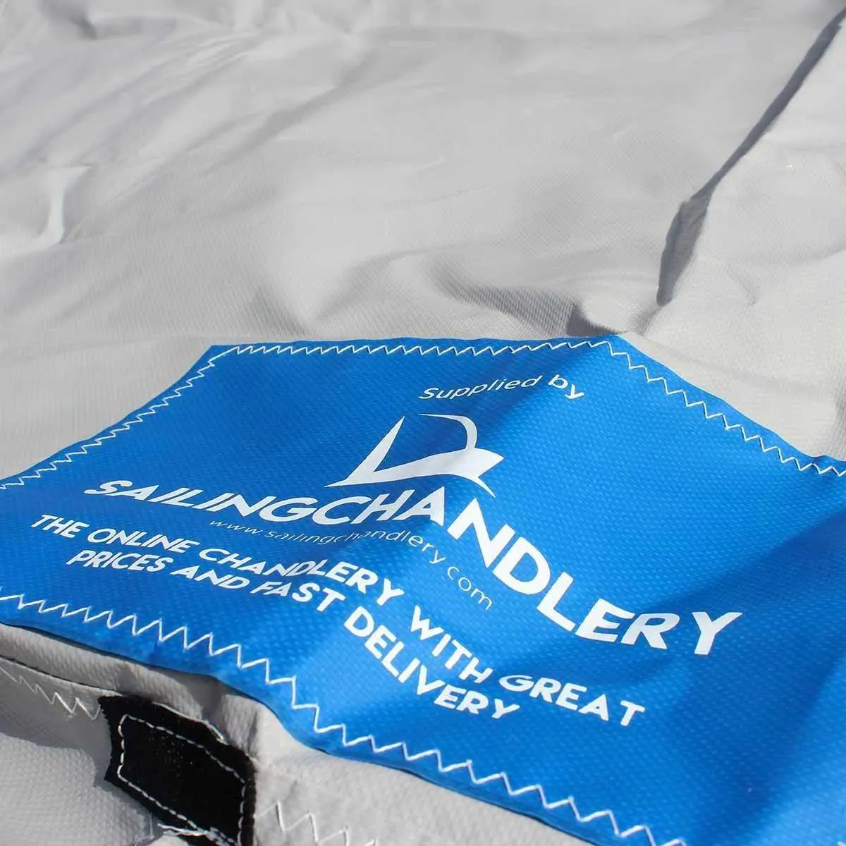 Solo Boat Cover - Boom Up - PVC Grey