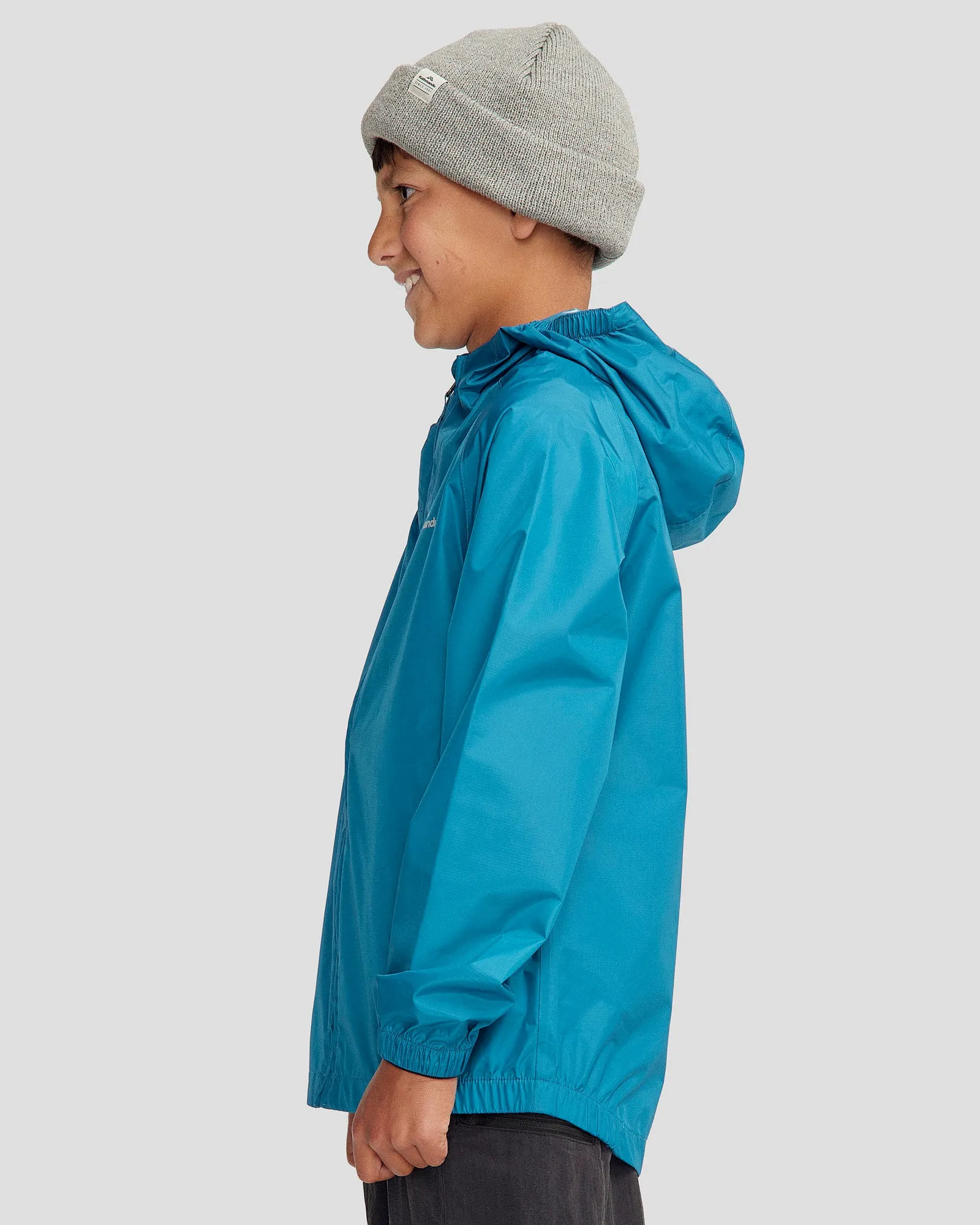 Youth Pocket-it 2-layer Rain Jacket - Dark Eddy