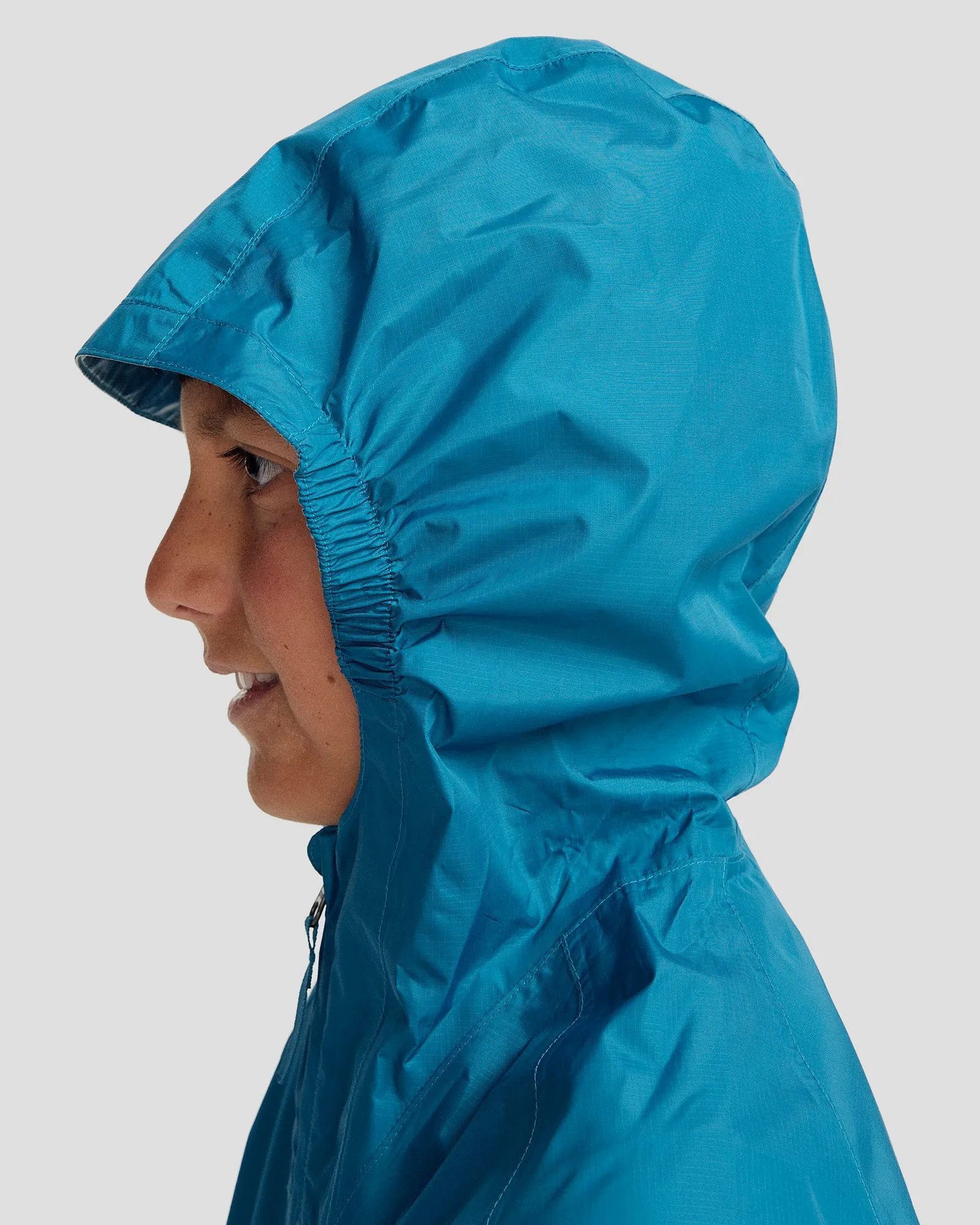 Youth Pocket-it 2-layer Rain Jacket - Dark Eddy