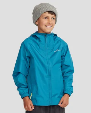 Youth Pocket-it 2-layer Rain Jacket - Dark Eddy